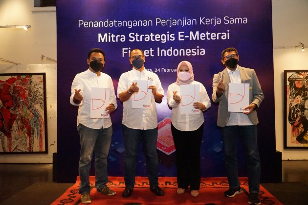 Gandeng Tiga Mitra Strategis, Finnet Perluas Distribusi E- Meterai