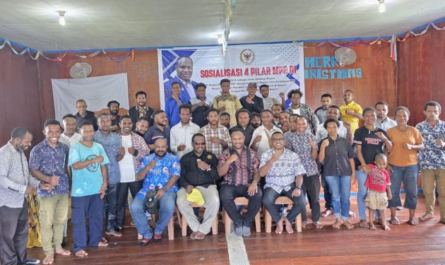 Sosialisasi Empat Pilar MPR RI, Senator Nelson Wenda Dorong Anak Muda Menjadi Pelopor dalam Menanamkan Nilai-Nilai Kebangsaan