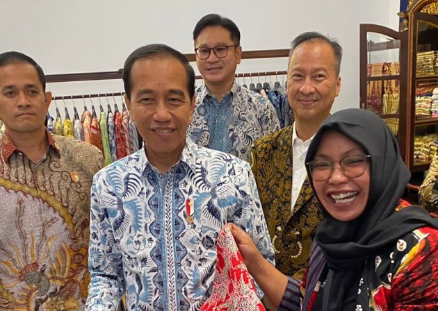 Batik Nasabah PNM Dilirik Jokowi Saat Gelar Batik Nusantara (GBN) 2023!