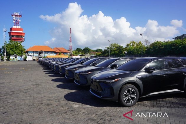 Sebanyak 440 Mobil Listrik untuk World Water Forum ke-10 Tiba di Bali