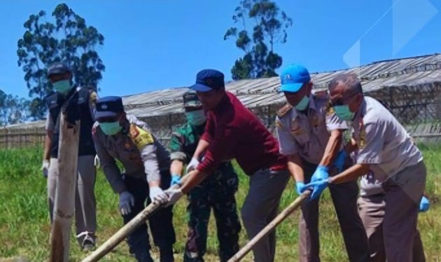 Terdeteksi Penyakit, Karantina Jawa Barat Musnahkan 1,5 Ton Bibit Tanaman Hias Asal Belanda