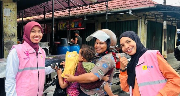 Inspiratif, Srikandi PLN Babel Kembali Tebar Kebermanfaatan Lewat Aksi Sosial