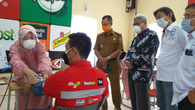 Pelaksanaan Vaksinasi Gotong Royong di Lampung Dan Medan