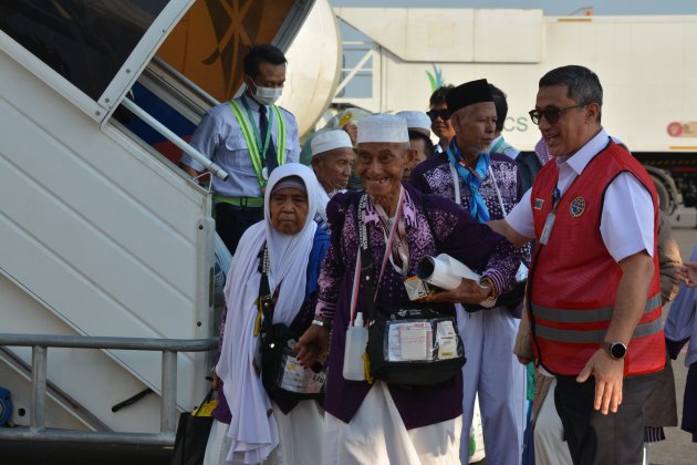 Haji 2024, Kloter Terakhir Debarkasi Surabaya Tiba di Tanah Air