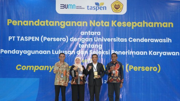 Buka Kesempatan Berkarir Untuk Talenta Indonesia Timur,  TASPEN Jalin Kerja Sama dengan Universitas Cendrawasih