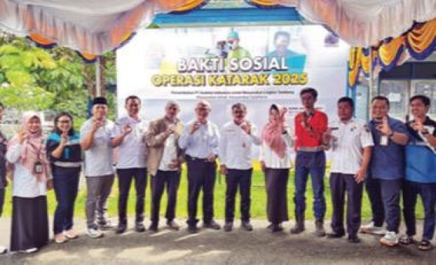 Dari Kegelapan Menuju Cahaya, PT Arutmin Gelar Operasi Katarak Gratis