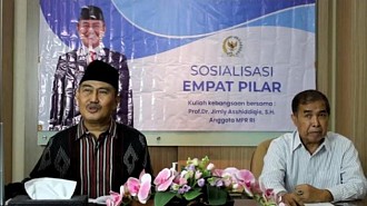 SOSIALISASI EMPAT PILAR MPR, PROF JIMLY SAMPAIKAN NUANSA HIJAU UNDANG-UNDANG DASAR NEGARA REPUBLIK INDONESIA TAHUN 1945