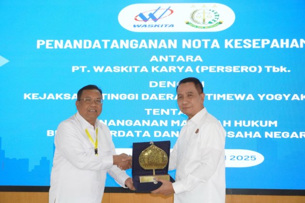 Waskita Karya Teken Kerja Sama dengan Kejati DIY, Tingkatkan Efektivitas Penanganan Masalah Hukum