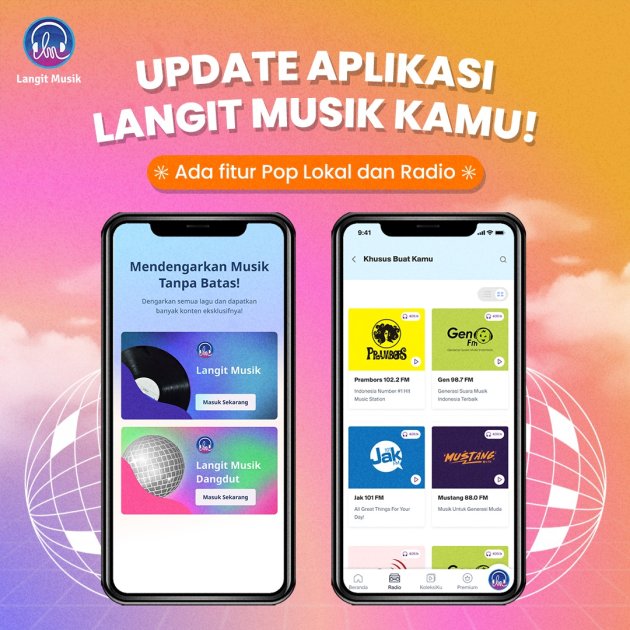 Terus Dukung Karya Anak Bangsa, Langit Musik Hadirkan Tampilan “Pop Lokal”