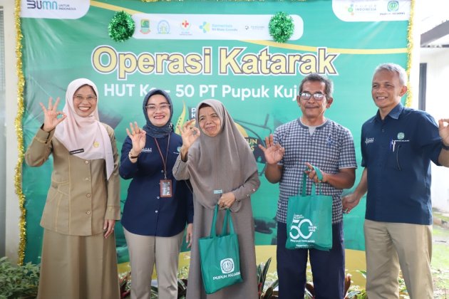 Operasi Katarak Gratis Pupuk Kujang Disambut Antusiasme Masyarakat