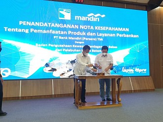 Dorong Percepatan Pemulihan Ekonomi, Bank Mandiri Dukung Digitalisasi Transaksi Keuangan BP Batam dan Implementasi BLE