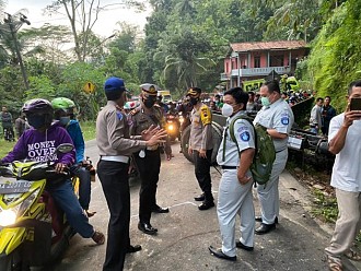 Kesigapan Jasa Raharja Magelang, Mendata & Mendatangi TKP Laka Maut di Ds. Kalijambe, Kec. Bener Purworejo