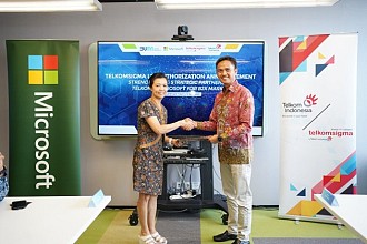 Telkom Perkuat Kemitraan dengan Microsoft Melalui Otorisasi Telkomsigma sebagai Licensing Solution Partner