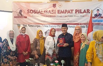 Anggota MPR RI Prof Jimly Asshiddiqie Sosialisasikan Empat Pilar Bersama Pergerakan Wanita Nasional Indonesia (PERWANAS) dan Warga Kebayoran Baru