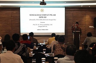 Anggota MPR RI Prof Jimly Asshiddiqie Menggelar Sosilalisasi Empat Pilar Bersama Masyarakat Jakarta