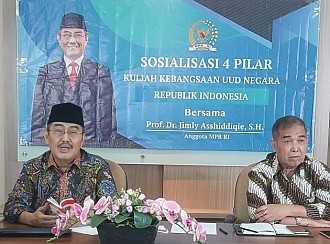 Sosialisasi Empat Pilar, Prof Jimly Membahas Pasal 30 mengenai Pertahanan dan Keamanan Negara