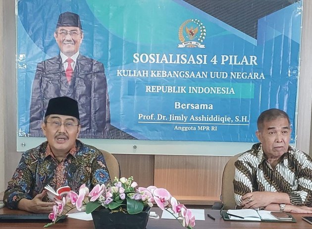 Sosialisasi Empat Pilar, Prof Jimly Membahas Pasal 30 mengenai Pertahanan dan Keamanan Negara