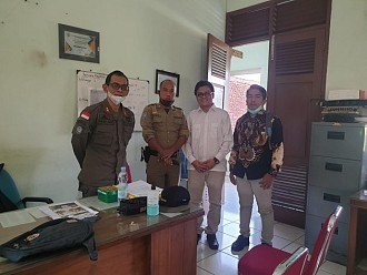 Radesa Tuntang menanggapi Surat Aduan LSM Lembaga Investigasi Negara DPC Kab. Semarang di satpol PP Kab. Semarang