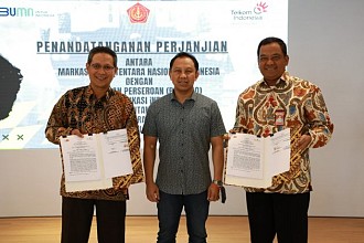 Perkuat Komunikasi di Perbatasan dan Wilayah 3T, TNI dan Telkom Jalin Sinergi Layanan Transponder Satelit