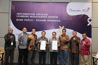 Tingkatkan Kompetensi SDM, Bank Papua Manfaatkan Aplikasi LMS dari Telkom