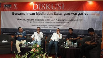 SMCE Dan Forum Pegiat Medsos Independen Gelar Diskusi, Tema :