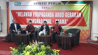 Melawan Propaganda Arus Gerakan Transnasional Agama, Menjadi Tema Diskusi Civil Society Network