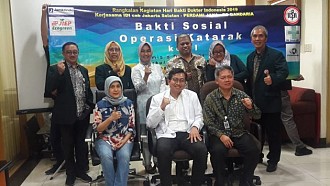 IDI Jaksel, PERDAMI Dan RS.Gandaria Kembali Gelar Operasi Katarak ke II, Dalam Rangkaian Kegiatan Hari Bakti Dokter Indonesia 2019 