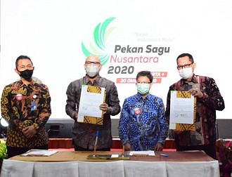 BULOG LAUNCHING “MIE SAGU” PADA PEKAN SAGU NUSANTARA 2020