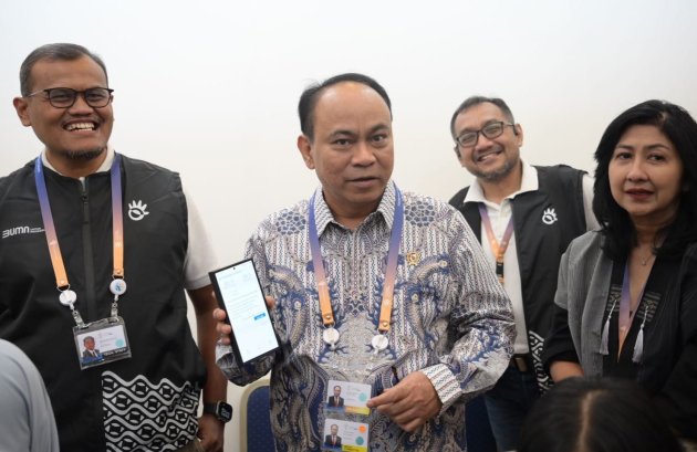 Menkominfo Apresiasi Dukungan dan Kualitas Jaringan Telekomunikasi TelkomGroup di Media Center KTT AIS 2023 Forum