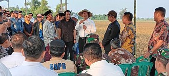 Menteri Amran Subuh Sudah Tiba di Lokasi Terdampak Banjir Kabupaten Kendal