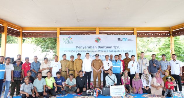 Dukung Program Kementerian Kelautan dan Perikanan, PLN Salurkan Bantuan TJSL Electrifiying Marine Kampung Nelayan Maju