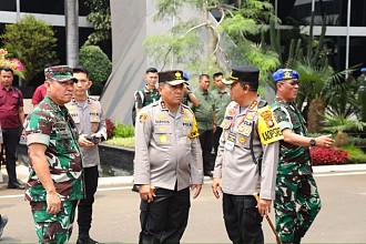 TNI-Polri Sterilisasi Gedung DPR MPR jelang pelantikan Presiden dan wakil presiden