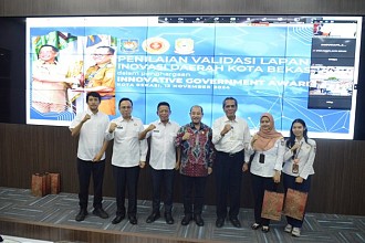 Sekda Kota Bekasi Terima Tim Validasi Penghargaan IGA 2024 Kemendagri