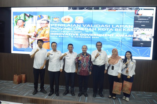 Sekda Kota Bekasi Terima Tim Validasi Penghargaan IGA 2024 Kemendagri