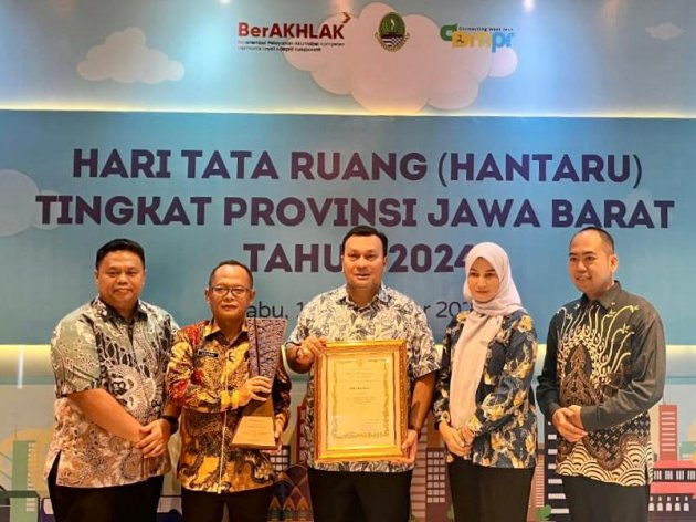 HANTARU Jabar 2024, Pemkot Bekasi Raih Juara 3 Penilaian Kinerja Penyelenggaraan Tata Ruang