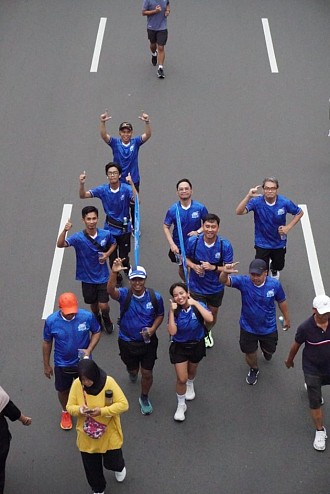 Rayakan Ulang Tahun Ke- 5, Asuransi Candi Utama Gelar Candi Easy Run 5K di Area Car Free Day Sudirman Jakarta