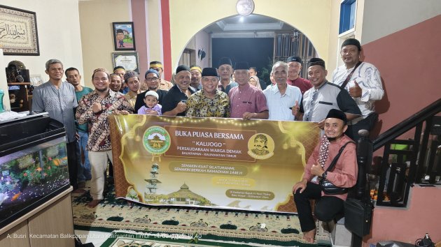 Paguyuban Warga Demak ‘’Kalijogo’’ Balikpapan Gelar Buka Bersama Penuh Keakraban