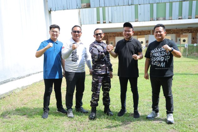 Ikut Latihan Menembak, Prima Salam: Bangun Konsentrasi Dan Eratkan Silaturahmi