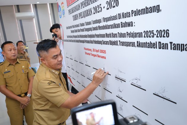 Pemkot Palembang Komitmen SPMB Bersih Dari Pungli
