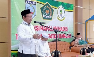 Puluhan Santri Santriwati Banjar Rebutkan Tiket Lomba Hapalan Hadist MTQ XXXIII Tanah Bumbu