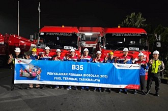 Pertamina Lakukan Penyaluran Perdana Biosolar B35