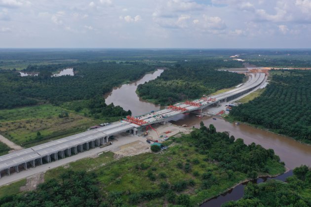 Hutama Karya Infrastruktur Pacu Tol Trans-Sumatra