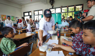 Dukung Program Makan Bergizi di Sekolah Perumda Dharma Jaya Fokus Pada Kolaborasi dan Ekspansi