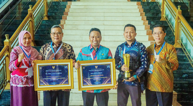 Buktikan Melalui Prestasi, Tirta Asasta Depok Raih Juara 2 BUMD Air Minum Terbaik Tingkat Nasional