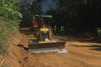 Dandim Martapura Targetkan Jalan Dan Jembatan Rampung Di Pertengahan TMMD