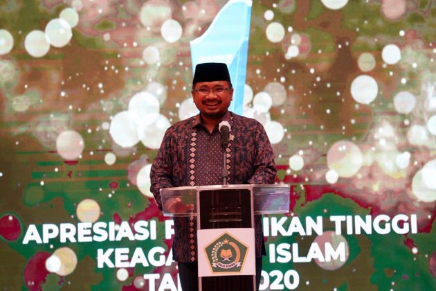 ADIKTIS 2020, Ini Pesan Menteri Agama Yaqut Cholil Qoumas  untuk PTKI