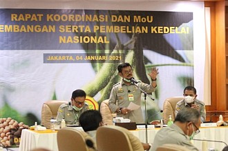 Kementan Prioritaskan Peningkatkan Produksi Kedelai Lokal