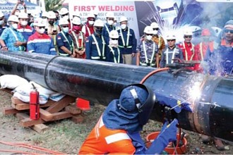 Konstruksi Proyek CISEM Tahap I Dimulai, Pemerintah Resmikan First Welding