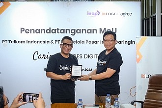 Dorong Digitalisasi Sektor Perdagangan, Telkom Jalin Kemitraan dengan PT Pengelola Pasar Induk Caringin