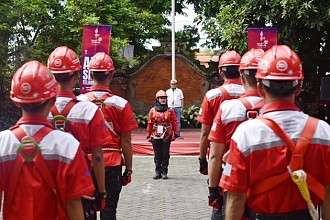 Telkom Gelar Apel Kesiapan Untuk Satuan Tugas Khusus Pengamanan Puncak Presidensi G20 Indonesia